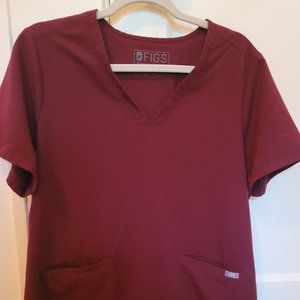 Womens 3 Pocket Scrub Top